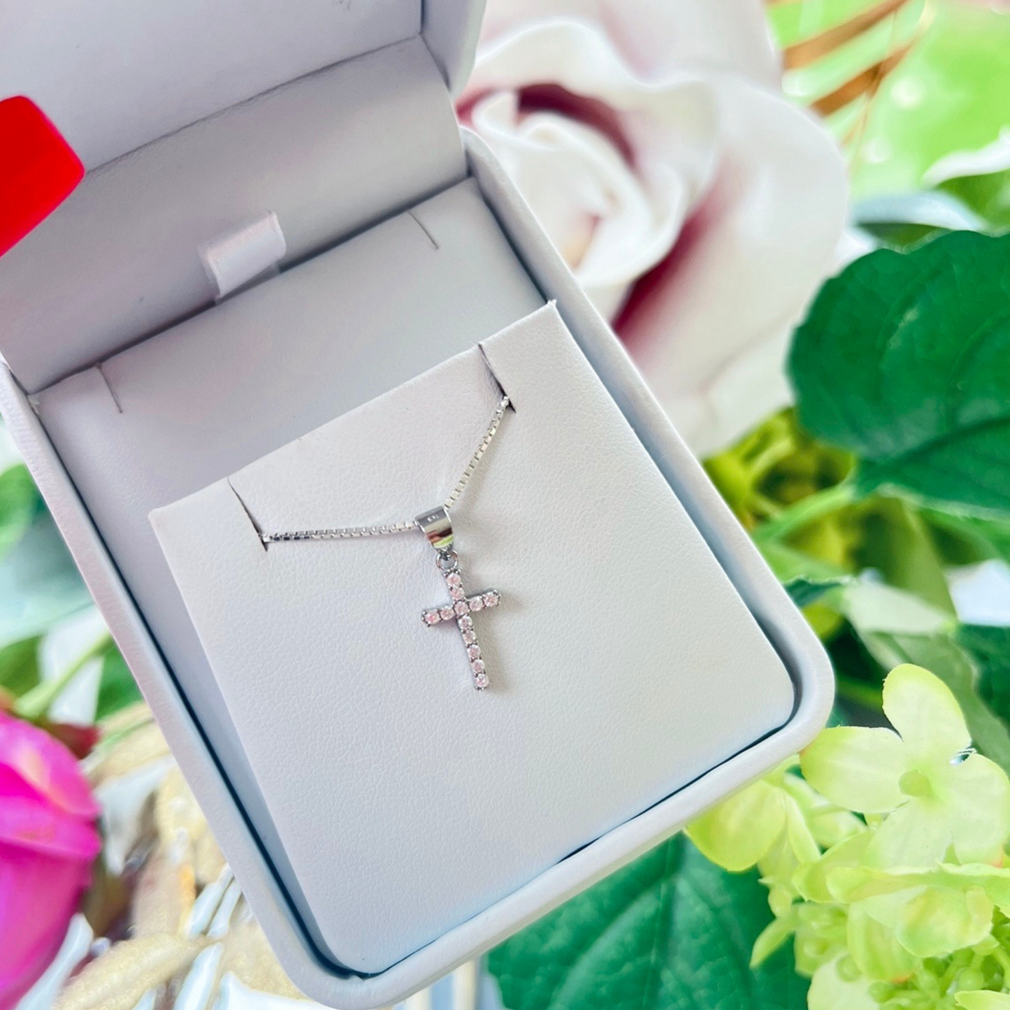 childs cross necklace
