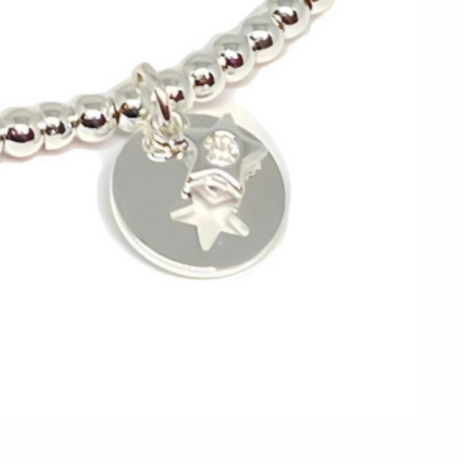 silver charm bracelet 