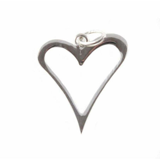 heart charms silver