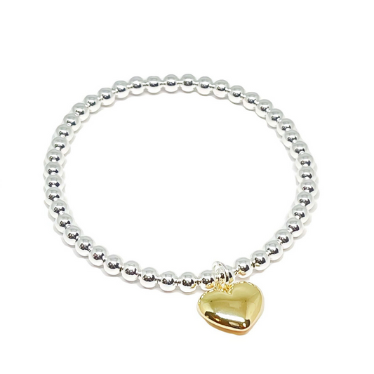 heart charm bracelet