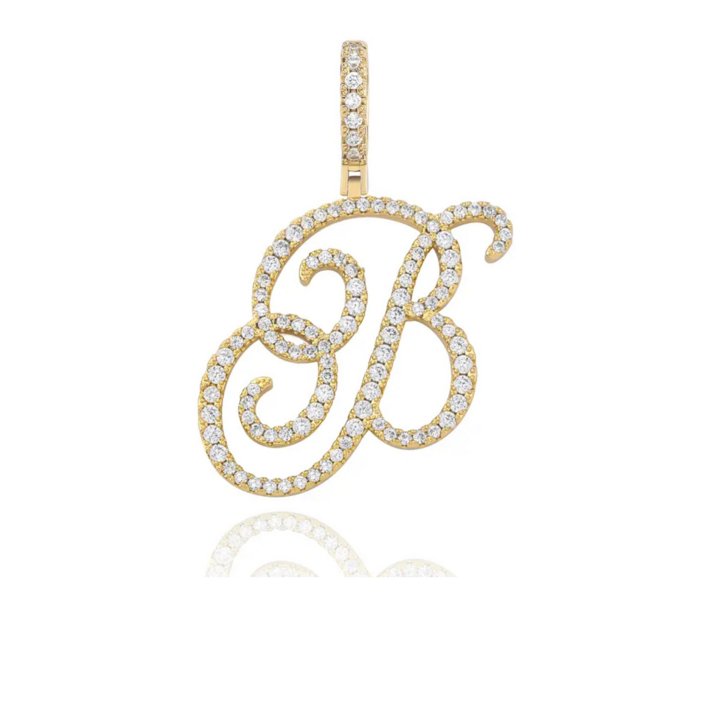 Personalised Initial Necklace Gold