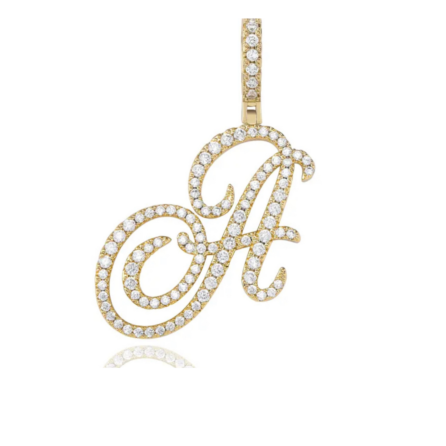 Personalised Initial Necklace Gold