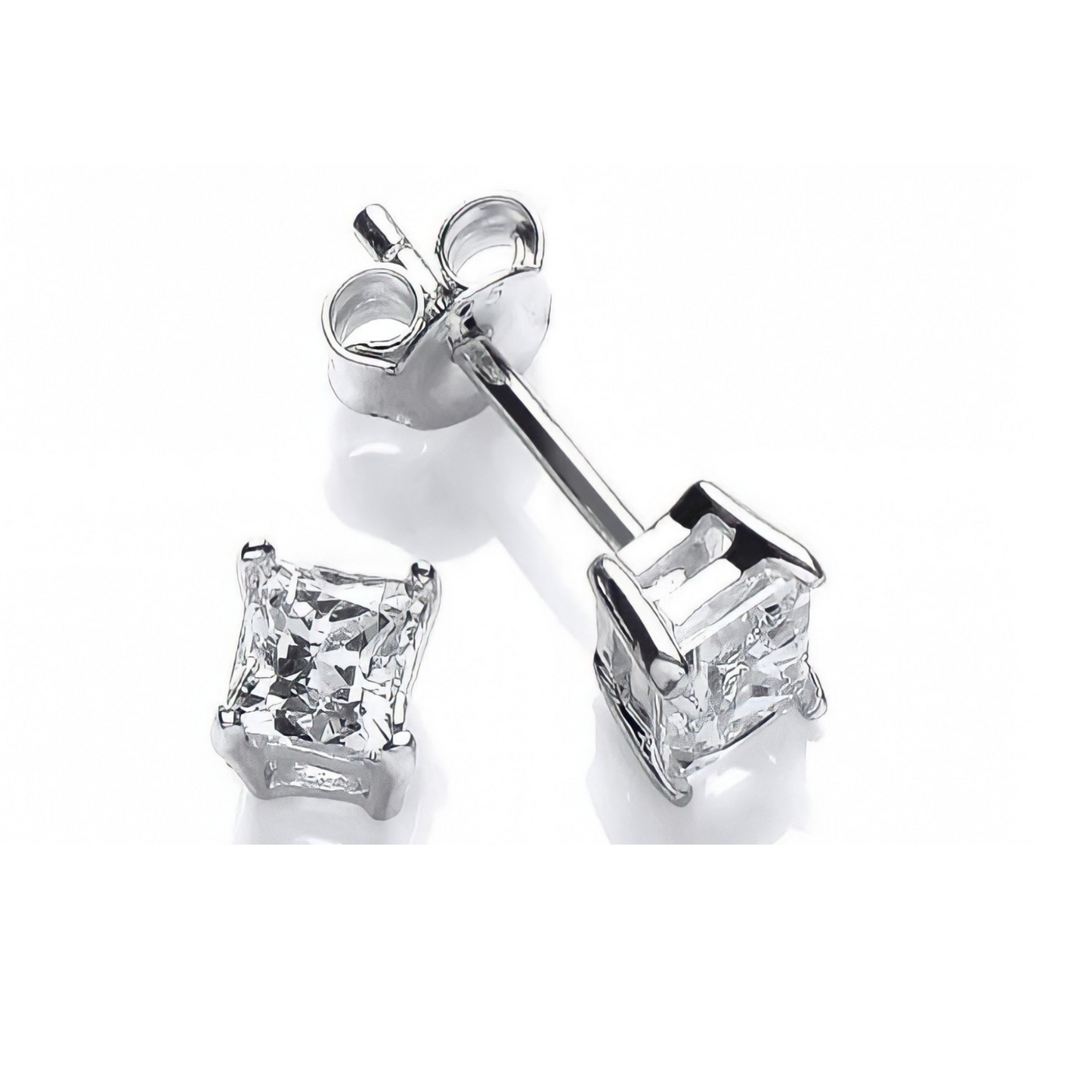 sqaure stud earrings