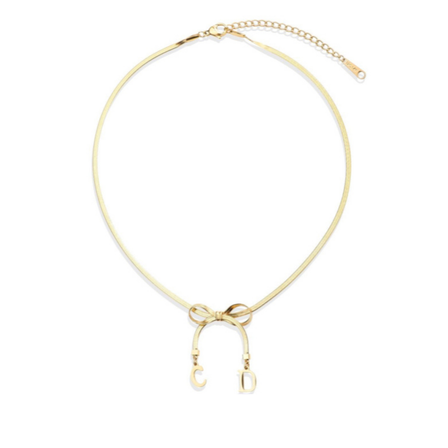 gold stainless steel necklace